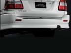 Накладка на задний бампер для Toyota Land Cruiser 100