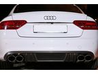 Диффузор заднего бампера Audi A5 S-Line/ S5 B8 Carbon-Look RIEGER