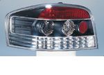 Фонари задние для Audi A3 (03-08) черные, светодиод Sonar