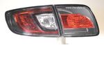 Задние фонари для Mazda 3 (03-08), черные, светодиод