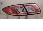 Задние фонари для Mazda 6 (02-07), хром, светодиод